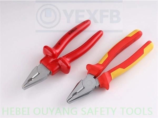 VDE 1000V 8" Lineman/Combination Pliers, Insulated/Insulation/Electrical Tools, IEC/En60900