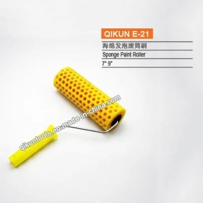 E-19 Hardware Decorate Paint Hand Tools Plastic Handle Acrylic Fabric Paint Roller