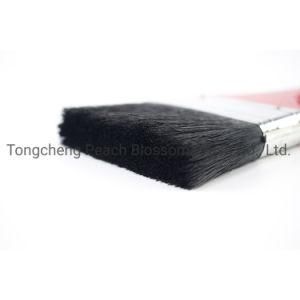 Black Bristle Brush Wire Red Wooden Handle Paint Brush for Decoration
