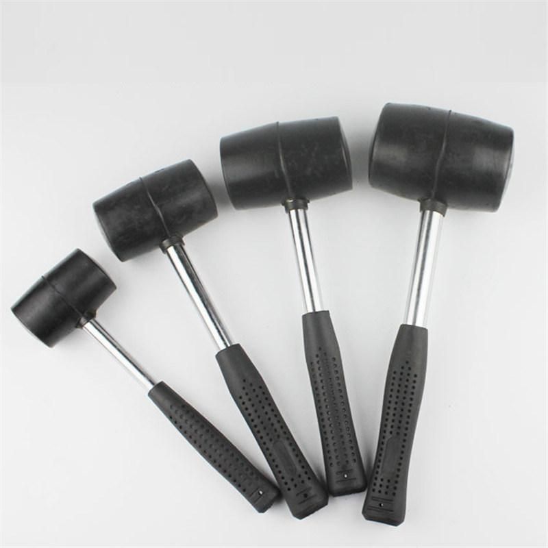 Rubber Hammer Rubber Mallet Steel Tubular Floor Hammer