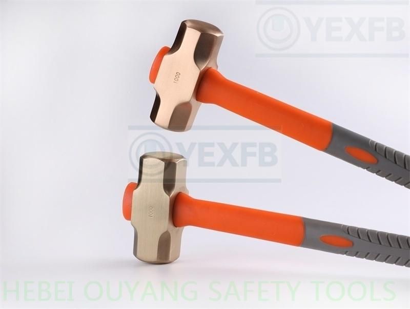 Non-Sparking Sledge Hammer 2200g, Atex Safety Tools, Be-Cu or Al-Br