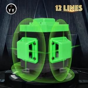 360 12 Lines 3D Green Rotary Laser Level