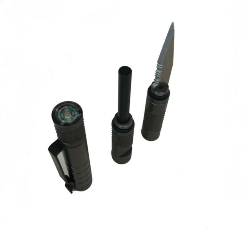 Tactical Pen Defense Self-Defense Supplies Women Multi-Functional Self-Defense Anti-Wolf Tool Whistle Survival Tool Esg15127