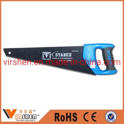 High Quality Starex Style Hand Saw with Wooden or Plastic or Fiber Handle