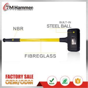 High Quality Rubber Sledge Hammer with Fiberglass Handle