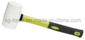 Rubber Hammer with Nonslip ABS+TPR Handle Building Tool