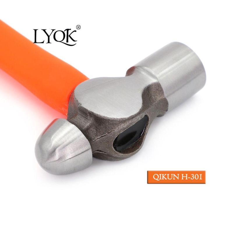 H-300 Construction Hardware Hand Tools Hard Wood Handle Ball Pein Hammer