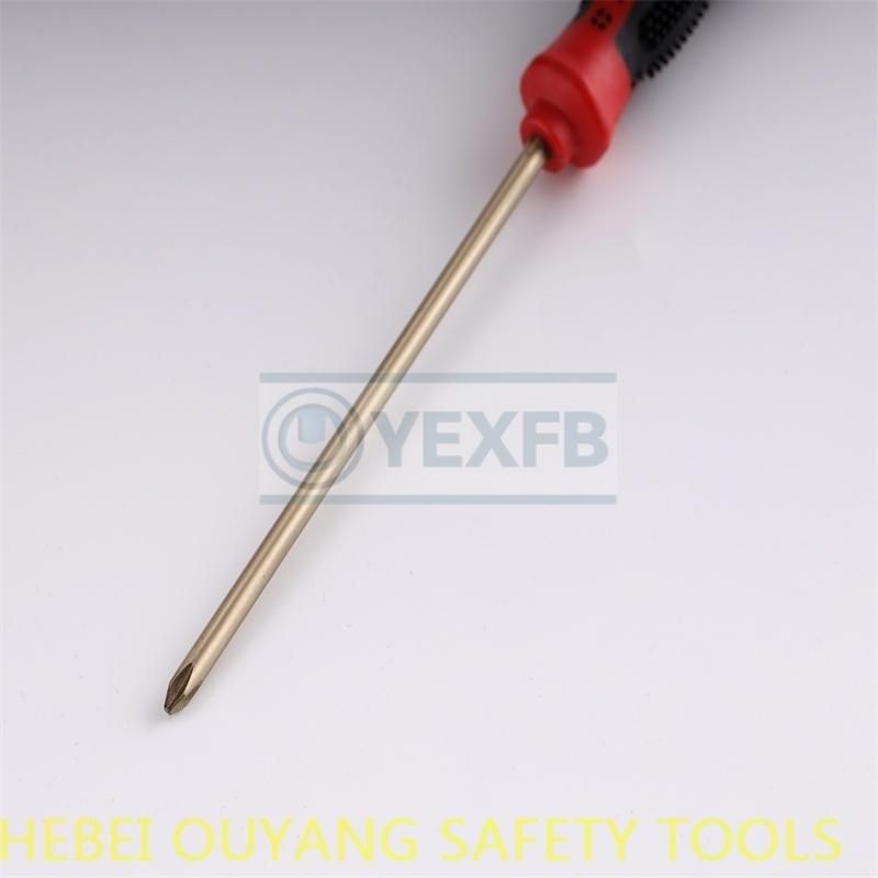 Non-Sparking Atex Tools Phillips Screwdriver, No 2X150mm, Al-Br or Be-Cu