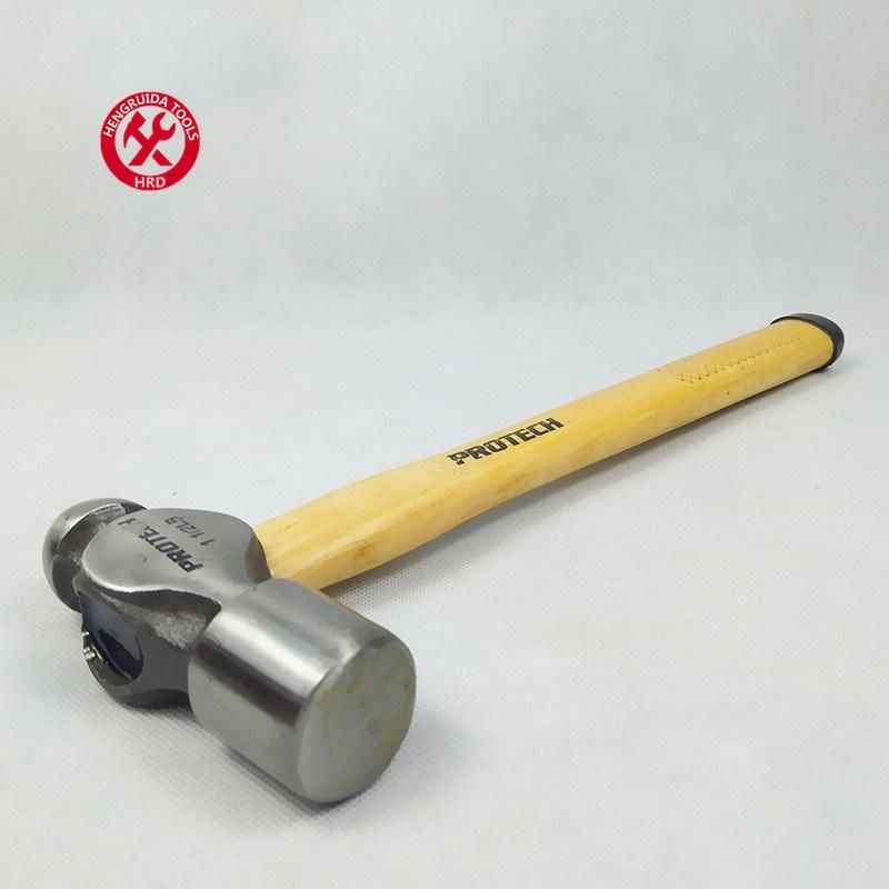 Ball-Pein Hammer with Wooden Handle