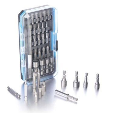 30PC Screwdriver Bit &amp; Nut Driver Set of Ex22030