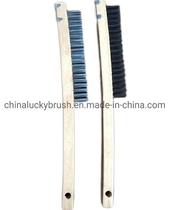 Brass Wire Wooden Handle Cleaning Brush (YY-084)