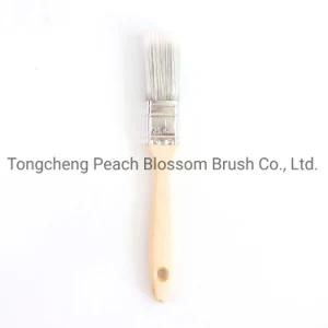 Gray Bristle Wire Paint Brush with Wooden Handle for Decorating