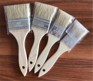 China Bristle Chip Brushes Paint Brush Wood Handle OEM Available