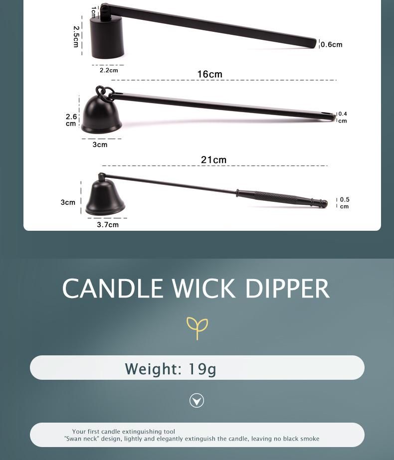 High Quality Mini Designer Candle Wick Trimmer Set Gold