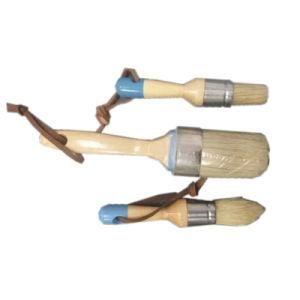 Coating Clearning Wax Brush Round Paint Chalk Oil Bristle Brush