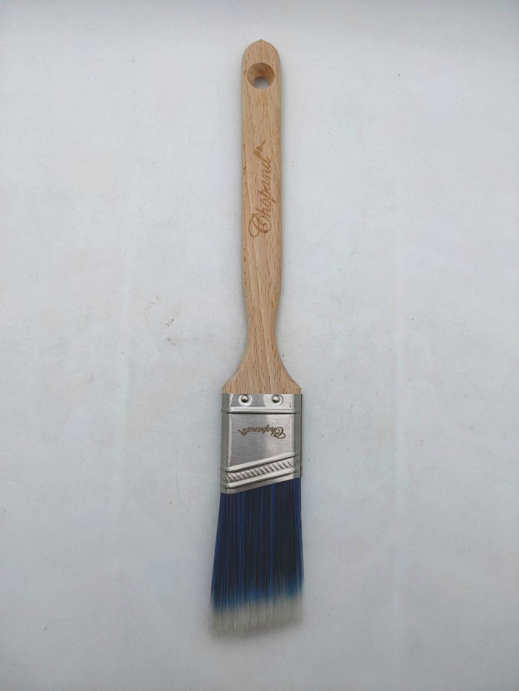 High Quality Wooden Handle Double Colour PBT Tapered Filaments 1.5inch Paint Brush