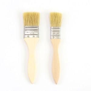 Bristle Brush Wire with Short Wooden Handle Paint Brush