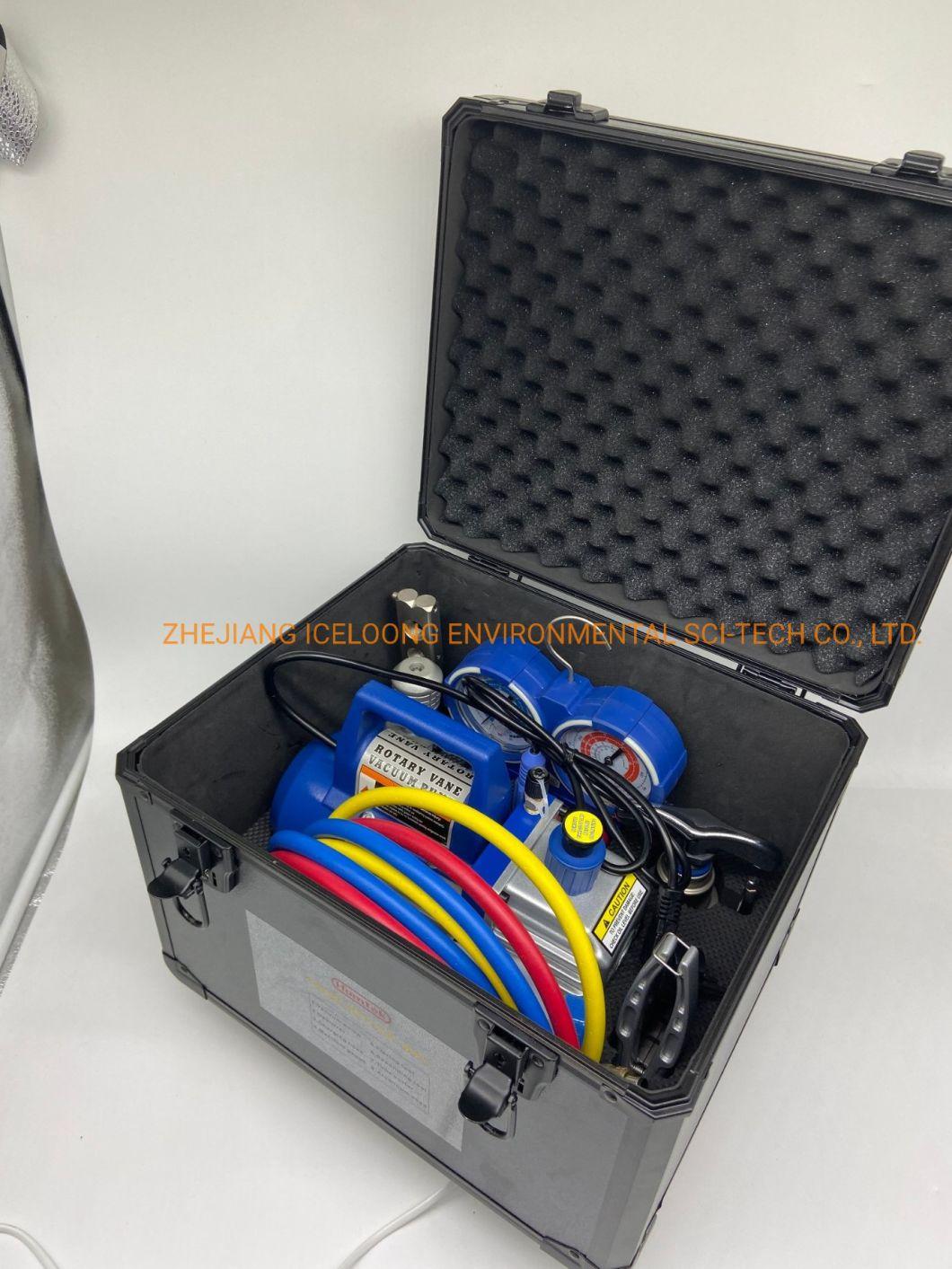 Manifold Gauge Set Diagnostic A/C Tool Kit R22 R134A R410A Refrigeration Brass Automotive Tool