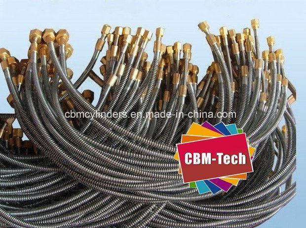 Oxygen Nitrogen Soft Filling Hose with High Pressure Material