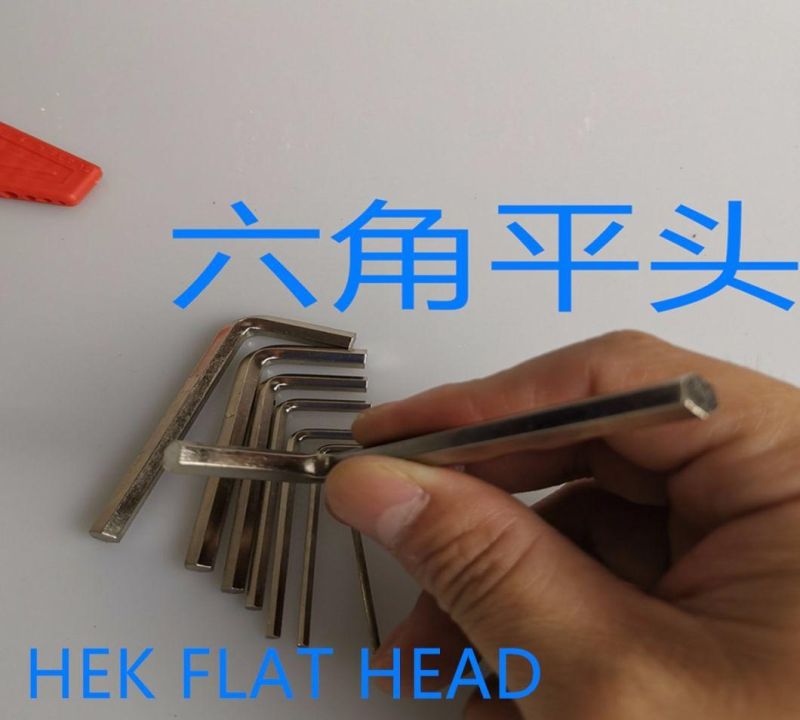 8PCS Metric Hex Key Set Chrome Plated Treatment (FY1408H)