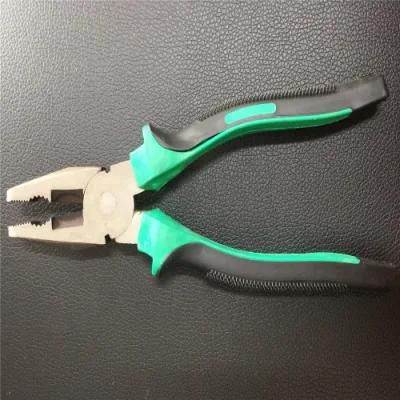 Combination Cutting Plier with Double Color Handle