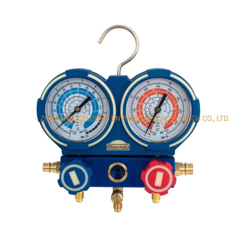 Professional OEM Double Gauge Manifold Set Refrigeration Tools