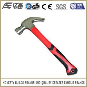 OEM Forged Carbon Steel Tools Claw Hammer with Fiberglass Handle