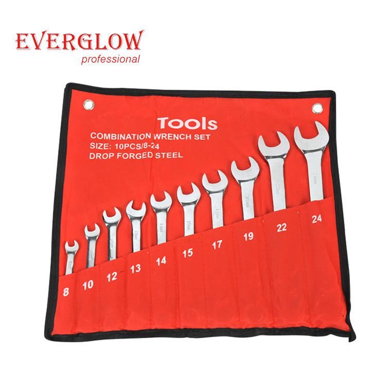 10PC Double Ring Offset Spanner Set