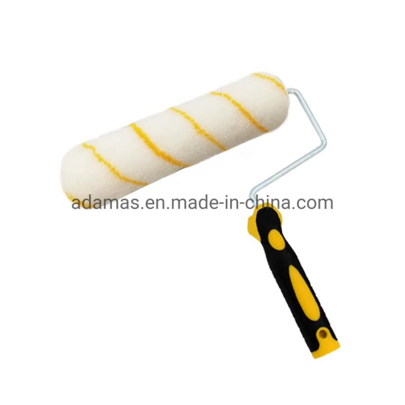 Popular Pattern Pain Roller with Plastic Handle Paint Tool