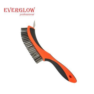 High Quality Factory Durable Tools Carbon Wire Plastic Hand Brush