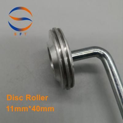 Customized 40mm Aluminium Disc Rollers Fiberglass Laminating Rollers for Corner