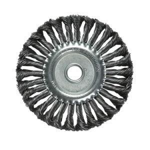 Round Steel Wire Brush with Thread