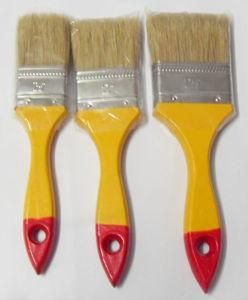Professional Paint Varnish Brushes Pure Black Bristle Natural Wood Handle