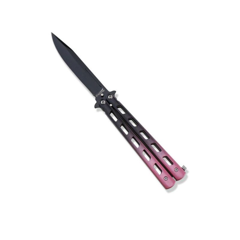 Survival Knife with Automatic Knife Blade and Saw