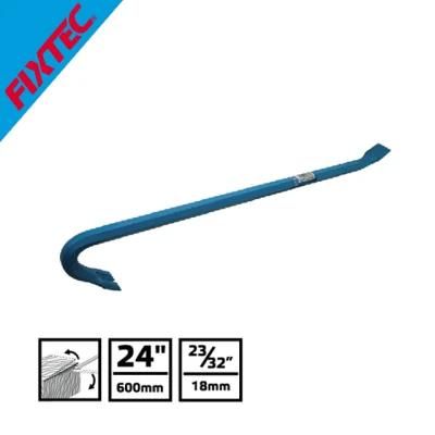Fixtec 24&quot; High Carbon Steel Wrecking Bar with Powder Coated and Heat Threated