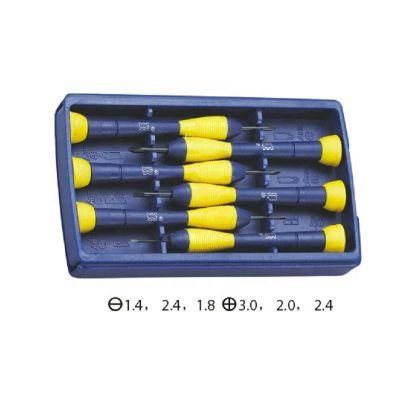 6PCS Precision Screwdriver Set with Plastic Handle