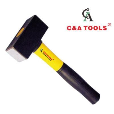 French Type Stoning Hammer with Fiberglass Handle