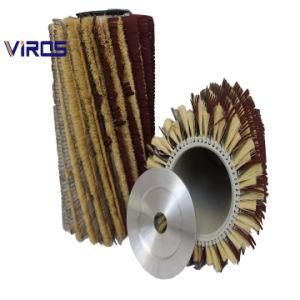 Manufacturer Supports Customized Industrial Polished Wooden Furniture Sisal Sandpaper Roller Brush