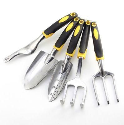 Carbon Steel Garden Tool Set with Rubber Coated Handle