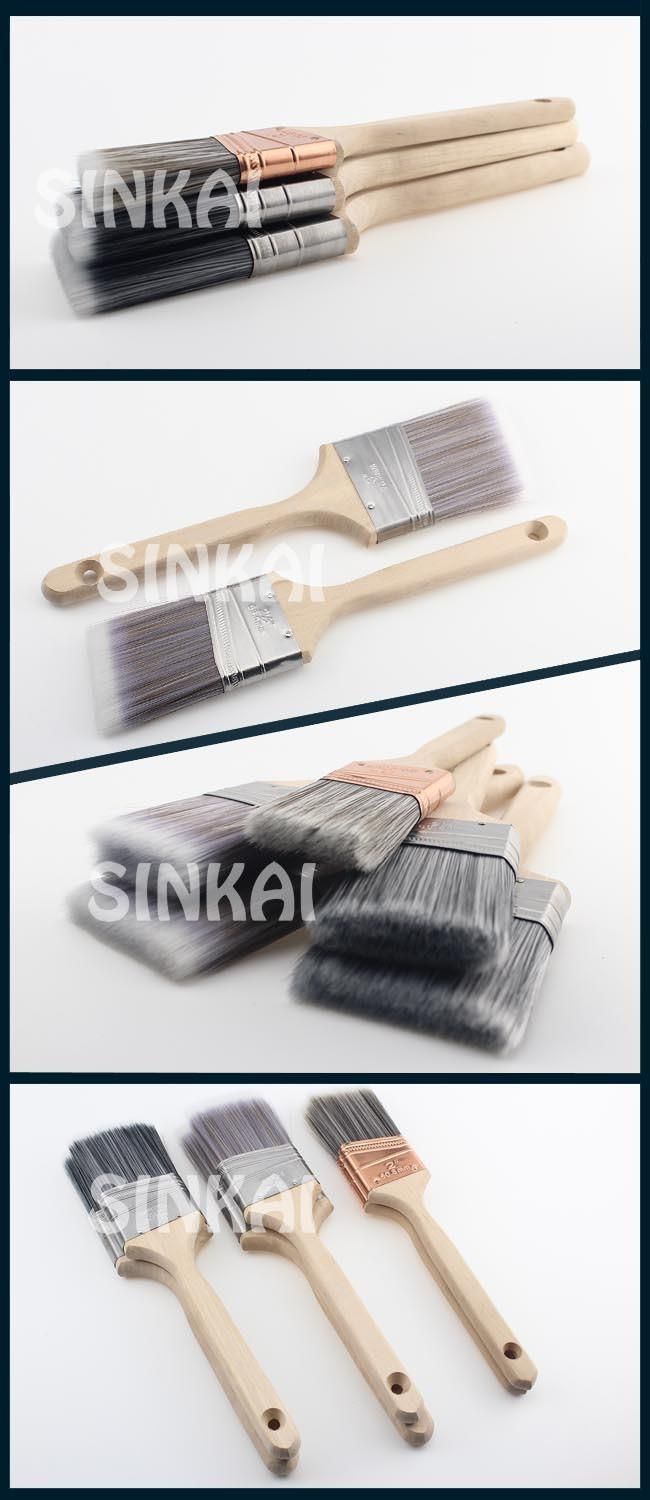 Competitive Price Wooden Handle Bristle Paint Brushes