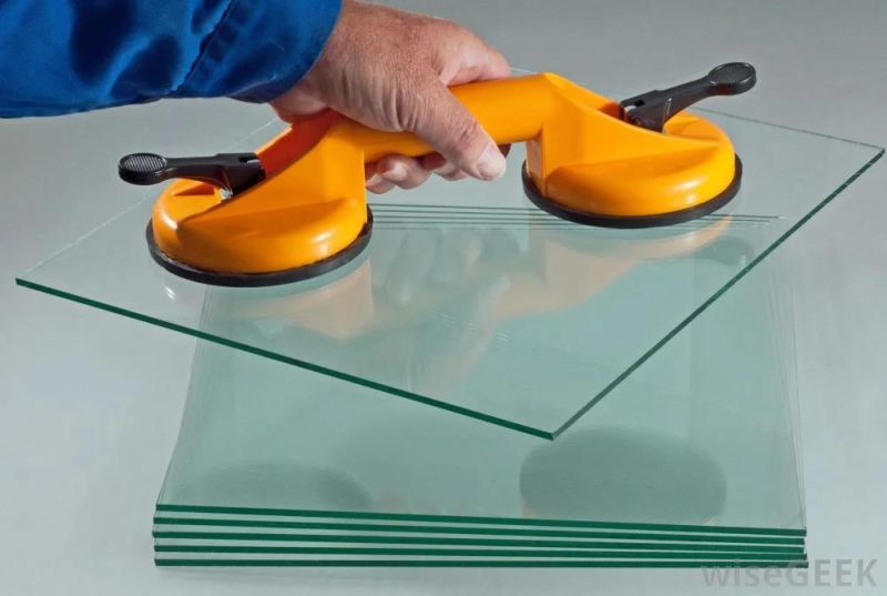 Double Suction Pad Aluminum Glass Vacuum Suction Cup Lifter