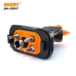 Jakemy 9 in 1 Multifunctional Portable Replaceable Mini Roller Screwdriver Set DIY Multi Gift Tool for Maintenance