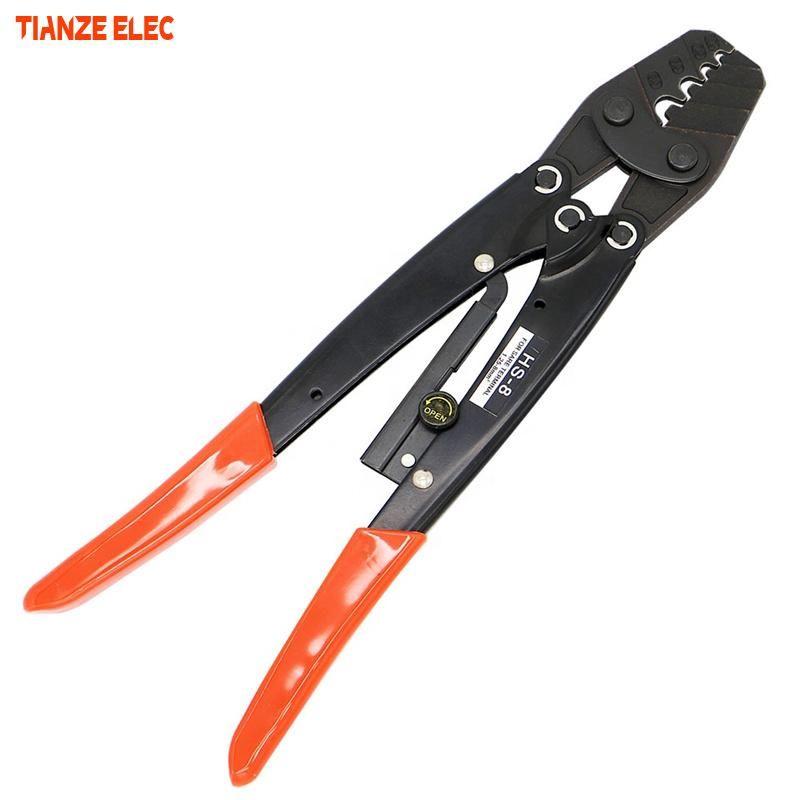 HS-8 Non-Insulated Terminals Ratchet Terminal Crimping Plier 1.25-10mm2 16-8AWG