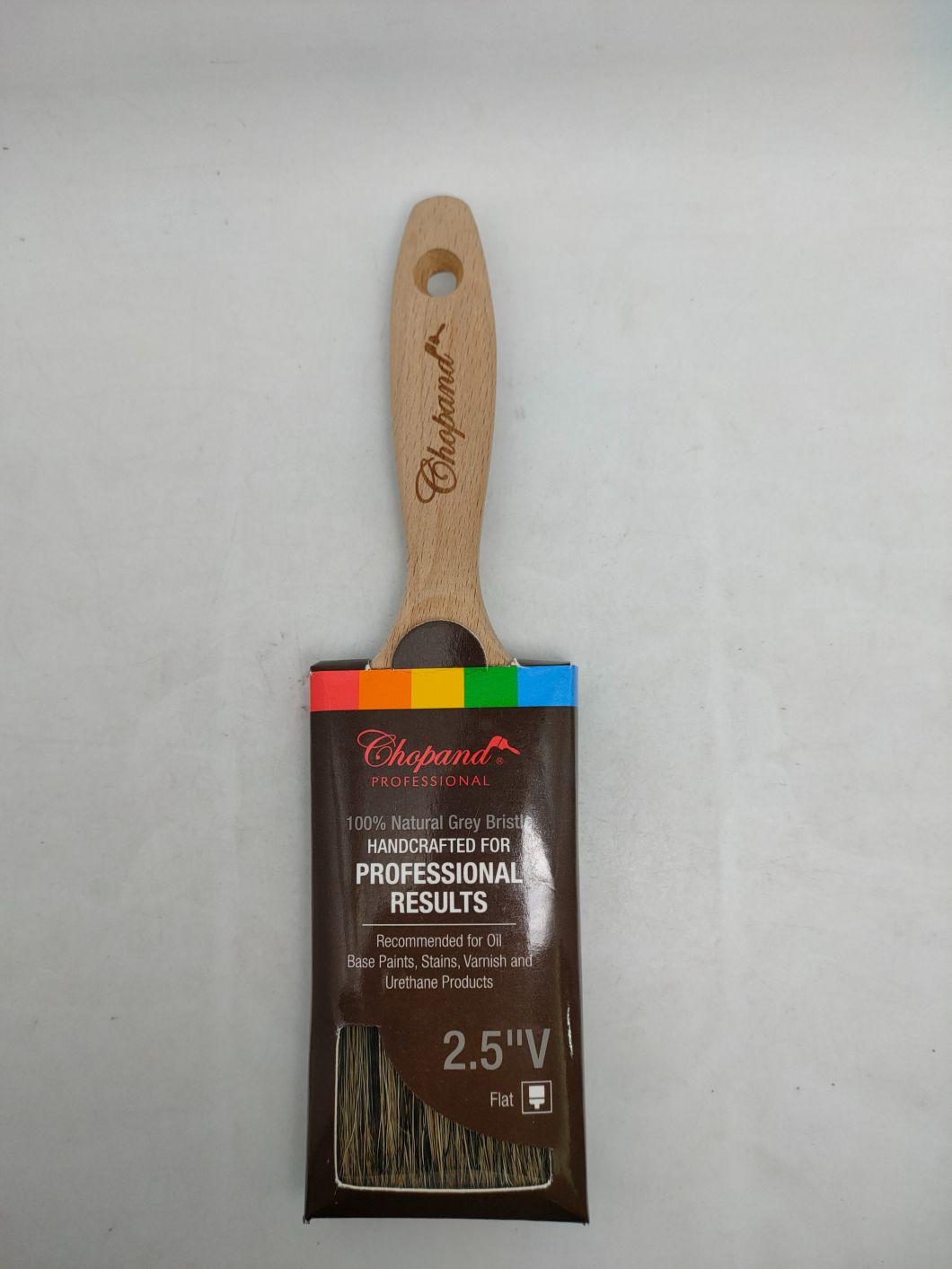 Chopand High Quality Environmental Customizable Logo Wooden Handle Paint Brush