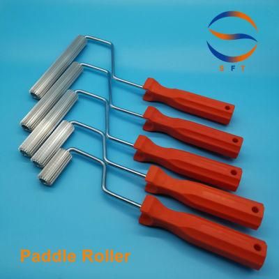 Customized Aluminium Paddle Wheel Rollers FRP Tools for Fiberglass Laminating