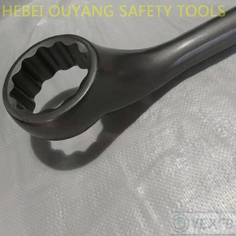 40 Cr-V Steel Offset Slogging/Striking Ring Spanner/Wrench, 60 mm