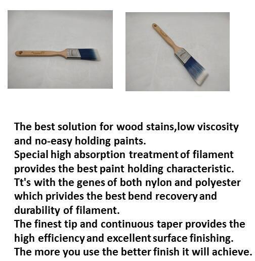 Hot Sale High Quality Paint Roller with Pattern Other Hand Tools 1.5in Wooden Handle Paint Brush