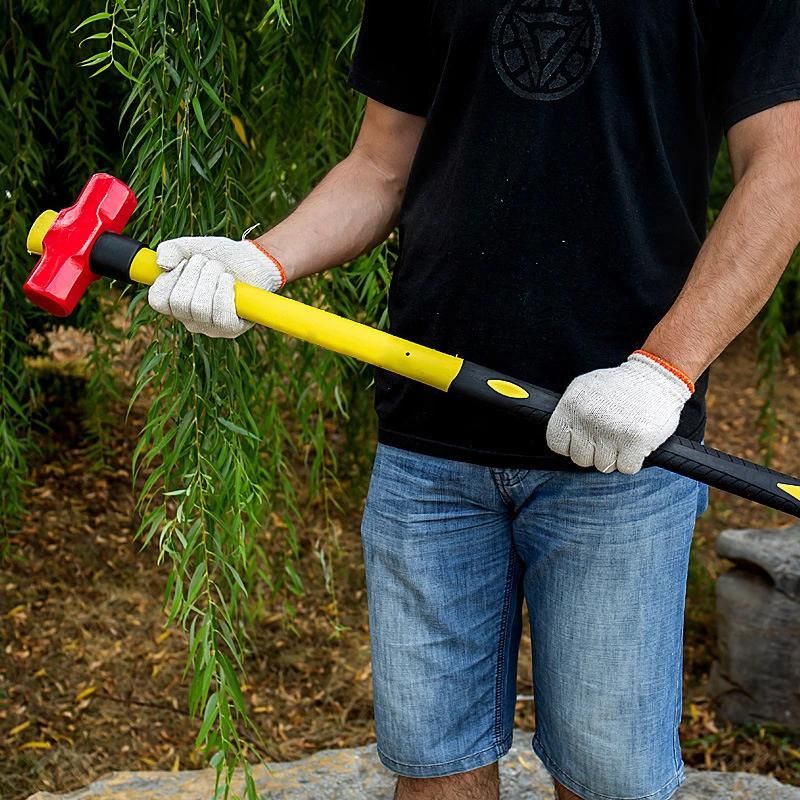 Big Sledge Hammer with Long Fiberglass Handle