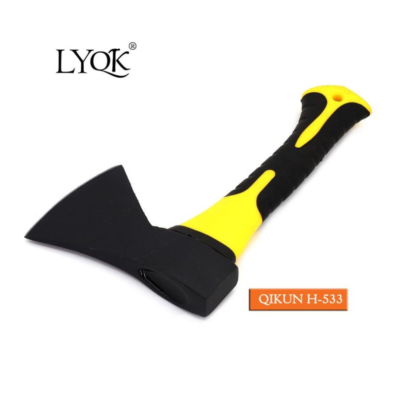 H-537 Construction Hardware Hand Tools Plastic Rubber Handle Hammer Axe
