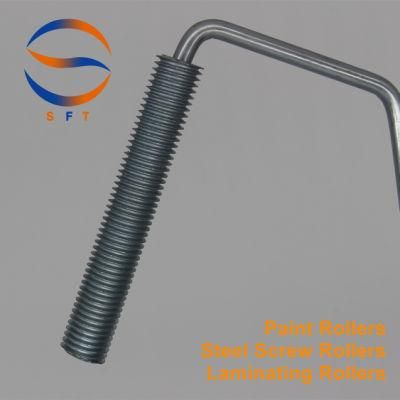 12mm Diameter Steel Screw Finned Rollers FRP Tools for Fiberglass